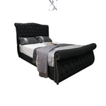 Load image into Gallery viewer, Swan Design Curved Bed - BedsnBoards

