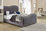 Load image into Gallery viewer, The Wavy Curved Panelled Bed - BedsnBoards
