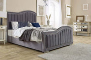 The Wavy Curved Panelled Bed - BedsnBoards