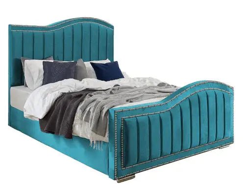 The Wavy Curved Panelled Bed - BedsnBoards