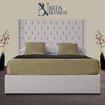Load image into Gallery viewer, Venice Wingback Curved Chesterfield Luxury Bed BedsnBoards
