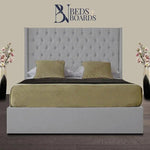 Load image into Gallery viewer, Venice Wingback Curved Chesterfield Luxury Bed BedsnBoards
