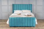 Load image into Gallery viewer, Berlin Wingback Luxury Upholstered Bed - BedsnBoards
