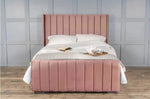 Load image into Gallery viewer, Berlin Wingback Luxury Upholstered Bed - BedsnBoards
