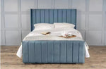 Load image into Gallery viewer, Berlin Wingback Luxury Upholstered Bed - BedsnBoards
