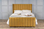 Load image into Gallery viewer, Berlin Wingback Luxury Upholstered Bed - BedsnBoards
