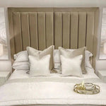 Load image into Gallery viewer, Yves Coffee Premium Panelled Bed - BedsnBoards
