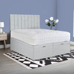 Load image into Gallery viewer, Apollo Storage Bed – Luxury Ottoman Divan with Free-Standing Headboard - BedsnBoards

